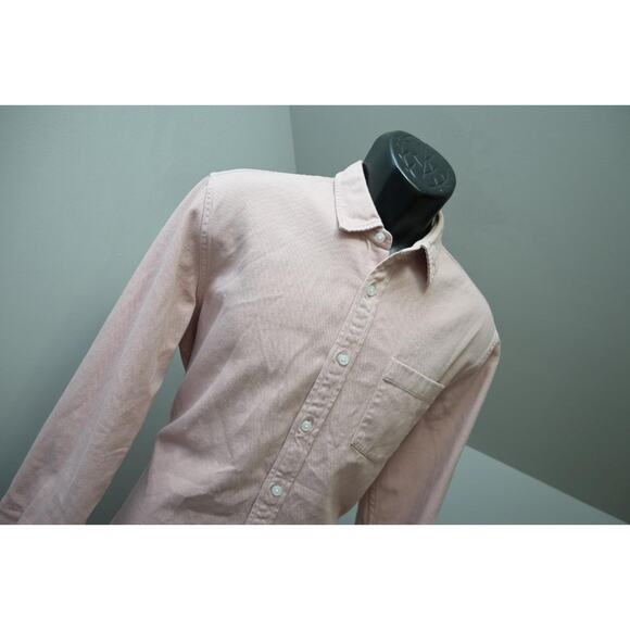 Topman Button Up Shirt Rugged Camp Casual Long Sleeve Mens Sz Medium - Picture 4 of 7